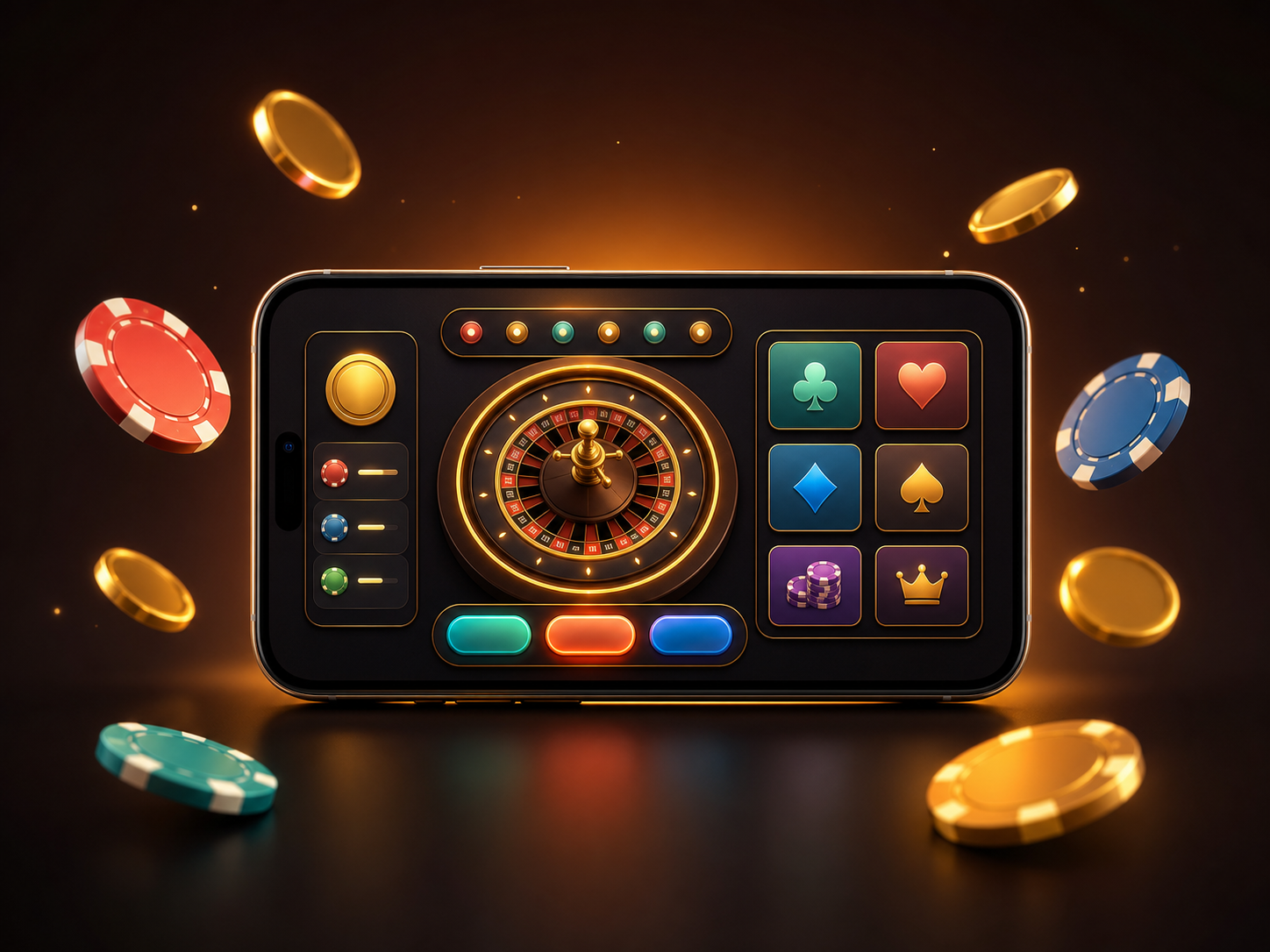 Смартфон с игровой витриной